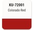 Автомобильная ремонтная эмаль с кисточкой KUDO Ford Focus colorado red ярко-красный KU-72001 2