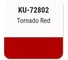 Автомобильная ремонтная эмаль с кисточкой KUDO Volkswagen Tornado красный KU-72802 2
