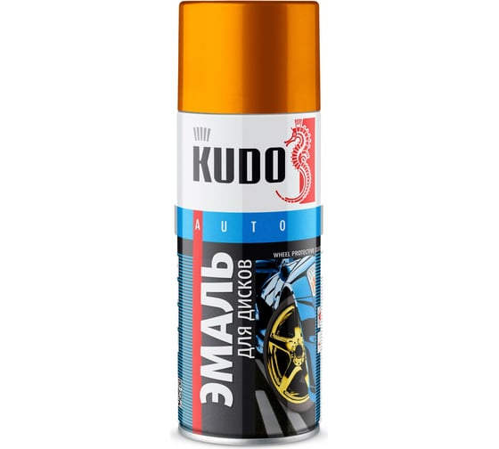 Эмаль для дисков KUDO золотая KU-5207