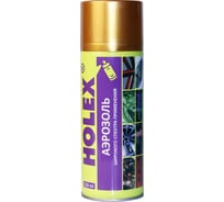 Аэрозольная эмаль HOLEX декоративная, золотая 520 мл HAS-5802