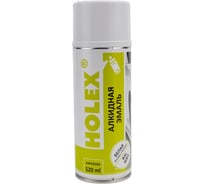 Аэрозольная эмаль HOLEX белая, универсальная, глянцевая, 520 мл HAS-2054