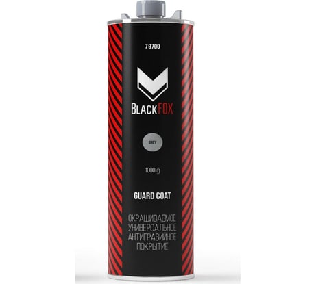 Антигравий BlackFox KS-1000, серый 1л 79700