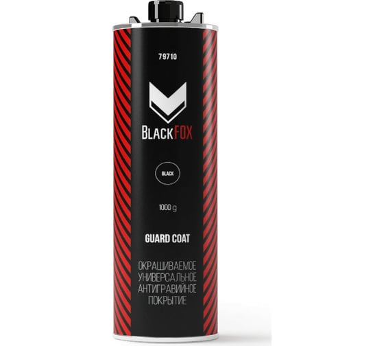 Антигравий BlackFox KS-1000, черный 1л 79710