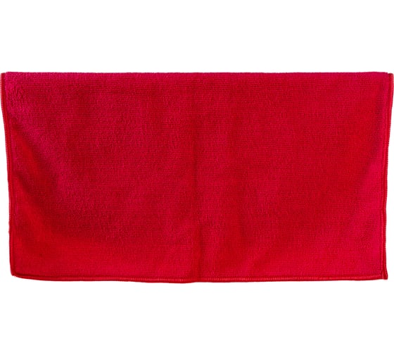 Полировальная салфетка из микрофибры BlackFox красная, 40х40см 22195
