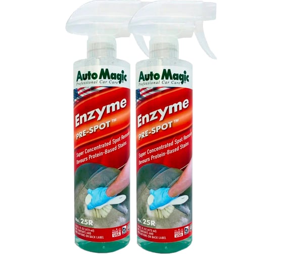 Очиститель салона автомобиля AutoMagic ENZYME PRE-SPOT (USA) 25R упак. 2шт 25R_2 1