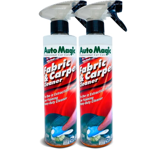 Очиститель-концентрат для моющих пылесосов AutoMagic FABRIC & CARPET CLEANER (USA) 473 мл упак. 2шт 21R_2 1