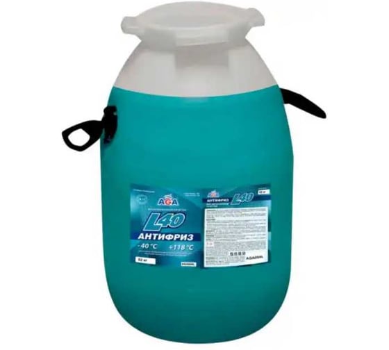 Тосол AGA L40, готовый к применению, сине-зеленый, 52 кг AGA058L 1