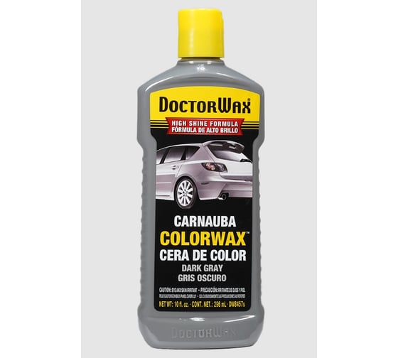 Цветной полироль с полифлоном DoctorWax Серый DW8457s 1