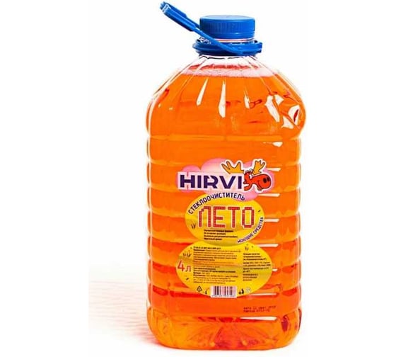 Очиститель стекол HIRVI Лето 4л, 4 шт 720-4П 1