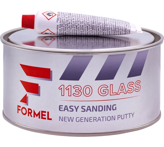 Шпатлевка FORMEL 1130 (полиэфирная; со стекловолокном; 1800 г) FM-1132