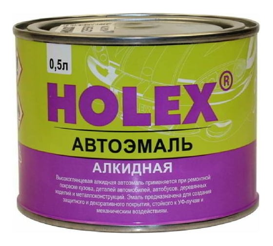 Эмаль HOLEX широкого спектра применения, медная, 0.5 л HAS-57157