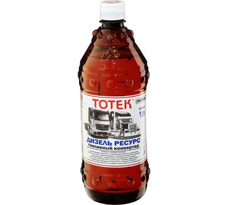 Комплексная присадка для дизельного топлива ТОТЕК Дизель Ресурс upgrade ДТ на 100 л, 1 л DR001P