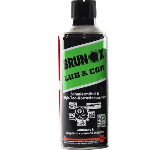 Смазка для защиты от коррозии BRUNOX LUB&COR, 400ml аэрозоль BRG040LC