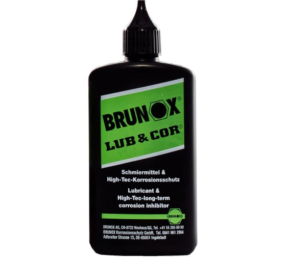Смазка для защиты от коррозии BRUNOX LUB&COR, 100ml флакон-масленка BRG0100LC 1