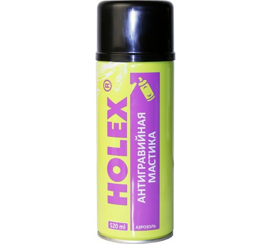 Антигравий HOLEX черный аэрозоль 520мл HAS-4045