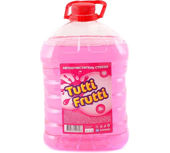 Жидкость в бачок омывателя Fin joy TUTTI FRUTTI -10 ПЭТ 3 л 66100306 1