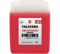Антифриз Takayama Antifreeze Long Life Coolant red -40 10л 700518