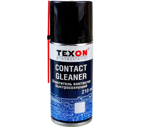 Очиститель контактов TEXON, быстросохнующий аэрозоль 210 мл ТХ182350