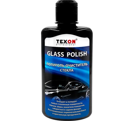 Полироль-очиститель стекла TEXON флакон 250 мл ТХ182114