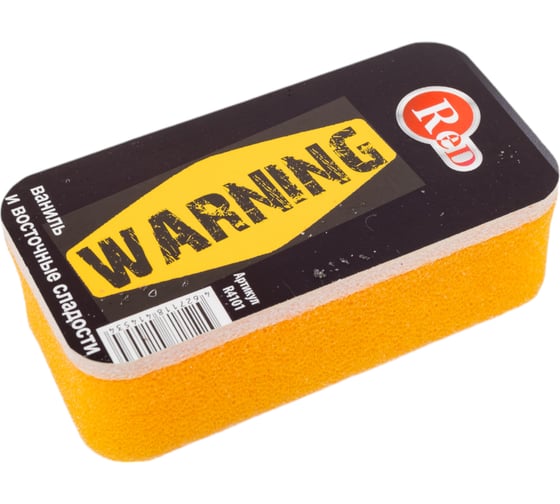 Полироль пластика RED Warning глянцевый, парфюм, с губкой, 250 мл R4101