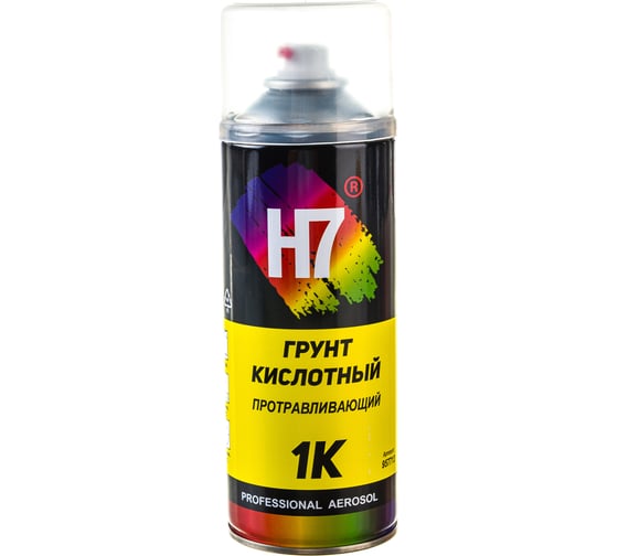 Кислотный протравливающий грунт H7 1К зеленый, аэрозоль, 520 мл 957713