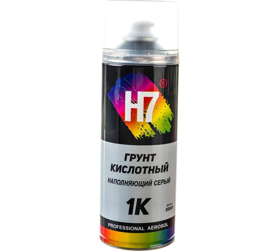 Кислотный наполняющий грунт H7 1К серый, аэрозоль, 520 мл 958659