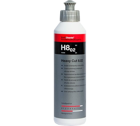 Сильноабразивная полироль Koch Chemie Heavy Cut H8.02 250 мл 312250 015061