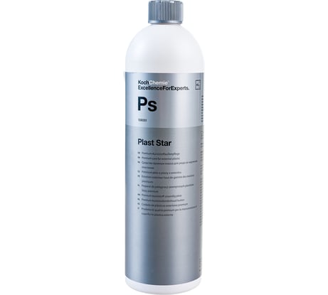 Средство для ухода за пластиком и резиной Koch Chemie PLAST STAR 108001 с силиконом, 1 л 004537