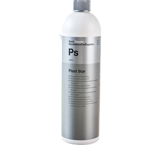 Средство для ухода за пластиком и резиной Koch Chemie PLAST STAR 108001 с силиконом, 1 л 004537