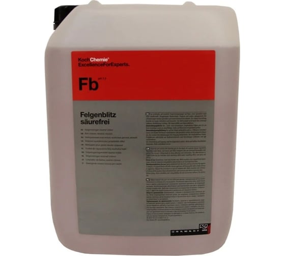Очиститель колесных дисков Koch Chemie FELGENBLITZ 5 кг 218005 015979
