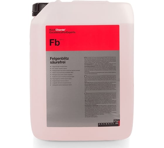 Бескислотный очиститель колесных дисков Koch Chemie FELGENBLITZ ReactiveWheelCleaner 11 кг 007065