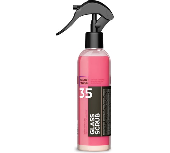 Абразивный очиститель для стекла GLASS SCRUB 35, 0,25 л Smart Open 1535025