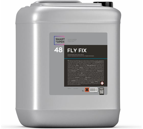 Концентрированный очиститель следов насекомых Smart Open SMART FLY FIX 48 (5л) 15485 1