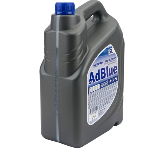 Жидкость NIAGARA AdBlue 5 л, мочевина, для систем SCR Евро 4/5/6 004008000011