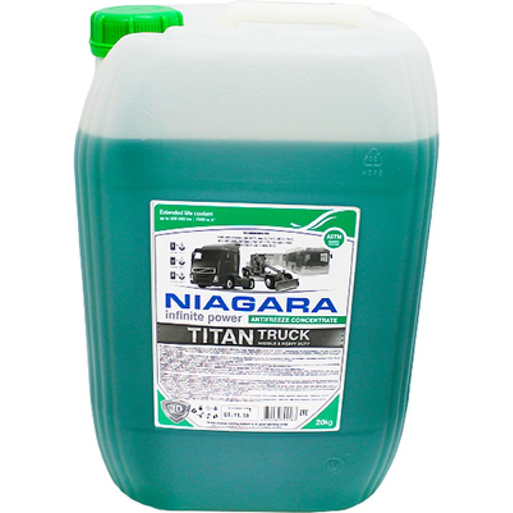 Охлаждающая жидкость NIAGARA концентрат антифриза Ниагара TITAN Truck .