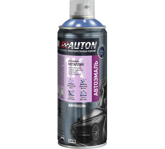 Автоэмаль Auton DAEWOO 97K ROYAL BLUE металлик, аэрозоль 520 мл. ATN-A53090