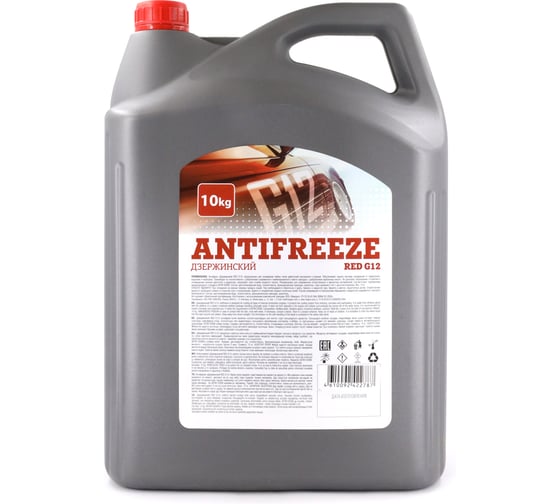 Охлаждающая жидкость NIAGARA Антифриз Дзержинский ГОСТ G12 красный 10 кг 022001001067 1
