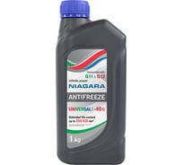 Охлаждающая жидкость NIAGARA Антифриз Ниагара универсальный совместим с G11/G12 1 кг 001001005006