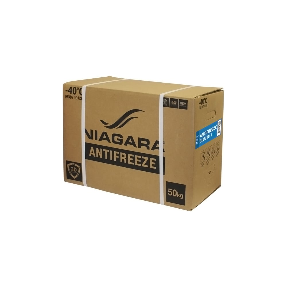 Охлаждающая жидкость NIAGARA  G11, синий, Bag-in-Box 50 кг .
