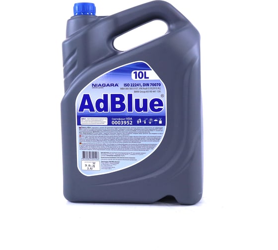 Жидкость NIAGARA AdBlue 10 л, мочевина, для систем SCR Евро 4/5/6 004008000012