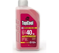 Охлаждающая жидкость TOPCOOL Antifreeze Х cool -40С розовый G12+, 1 л Z0031