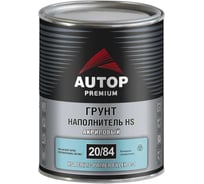 Комплект AUTOP Professional AUTOP Premium 20/84 - 2K Грунт наполнитель HS акриловый 4+1+отв.-черный-банка, 1,0л+0,25л. ATP-PR20/84-1/P2-C