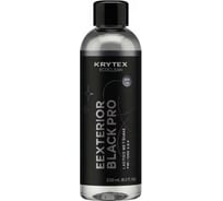 Жидкая резина для шин и пластика KRYTEX 250мл. восстановление цвета, блеск, чернение. EXTERIOR BLACK PRO