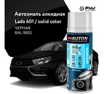 Автоэмаль алкидная Auton аэрозоль, 601 Черная (RAL 9005) 520 мл ATN-A46180