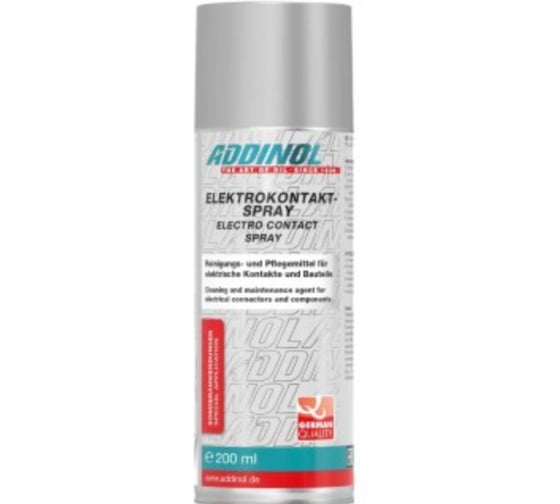 Спрей для очистки и защиты электроконтактов ADDINOL Electrokontaktspray, 0.2 л 71730232ML 1