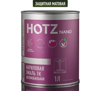 Акриловая краска автомобильная HOTZ 1К Защитная матовая, 850 мл (не требуется отвердитель), 4673755223558