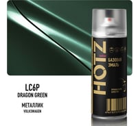 Краска аэрозольная HOTZ 1K Volkswagen Dragon Green LC6P 520 мл., базовая автомобильная ремонтная эмаль, 4673755216727