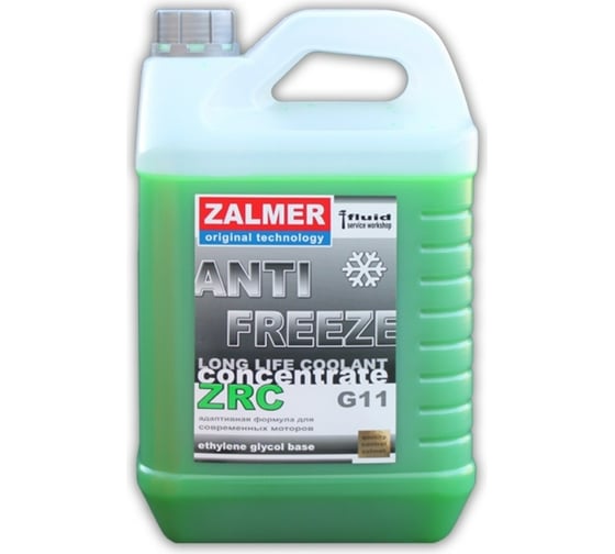 Концентрат ZALMER Antifreeze ZRC G11 зеленый 5 кг ZR01G005