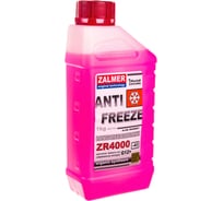 Антифриз ZALMER Antifreeze ZR4000 LLC G12+ красный -40С 1кг нетто ZR40R001 20421076