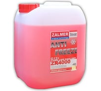 Антифриз ZALMER Antifreeze ZR4000 LLC G12+ красный -40С 10кг нетто ZR40R010 20420386